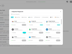 Connect with 250+ tools