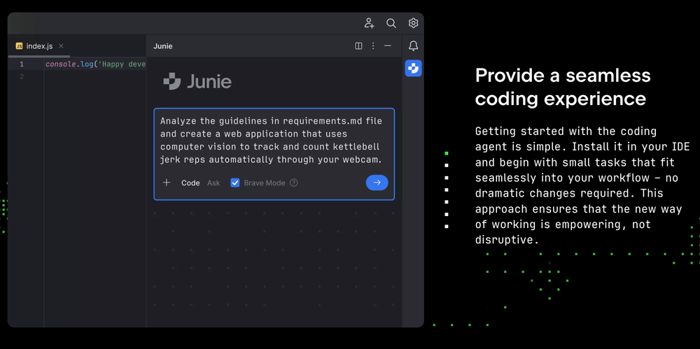 JetBrains Junie Screenshot 1