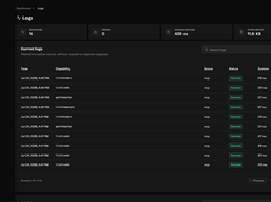 Logs Page