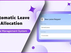 Mobile new-leave-request form for automatic leave allocation.