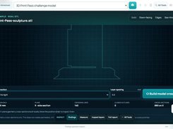 3D Print Pass displays the Layers inspection view with a model cross-section, X-position slider, layer spacing control, and cross-section statistics.