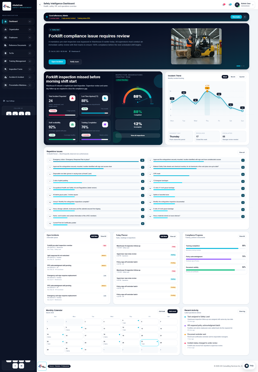 Admin Dashboard