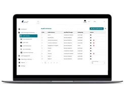 Abilite Audit Universe page with a sidebar navigation menu and a table of audit-universe entries.