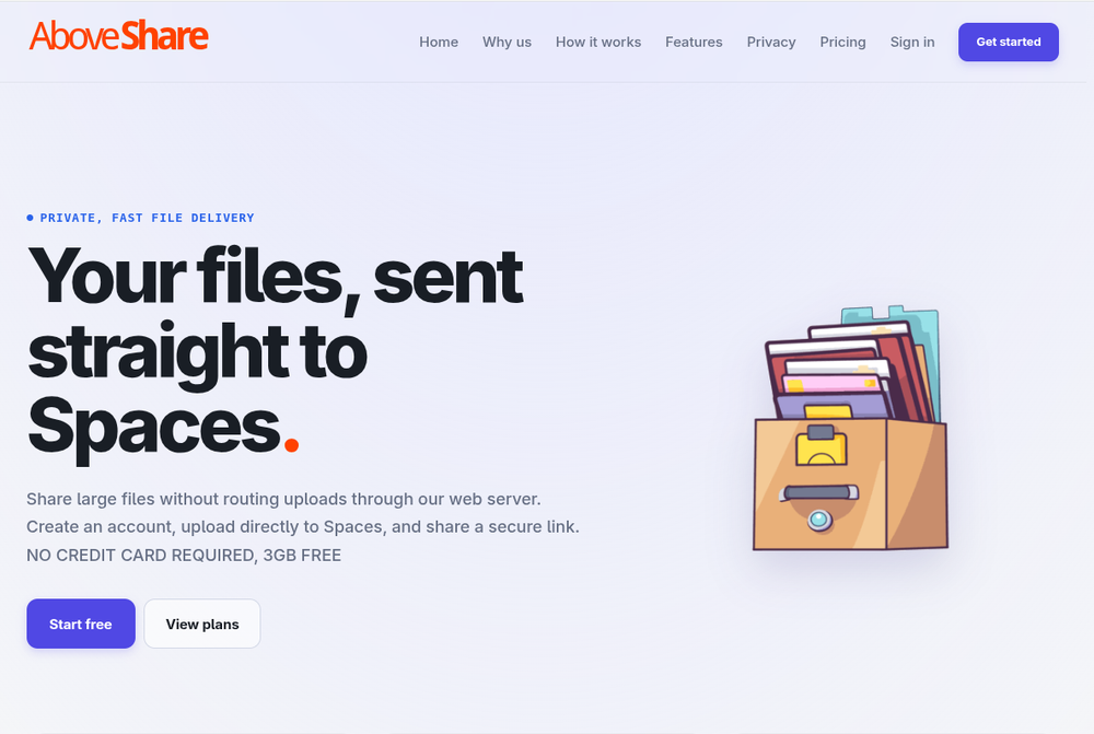 AboveShare Screenshot 1