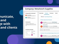 CRM - Communicate, track and engage with leads and clients