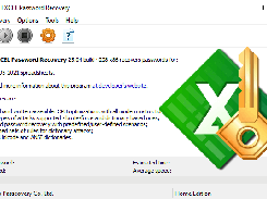 Accent EXCEL Password Recovery interface — password recovery settings and attack options