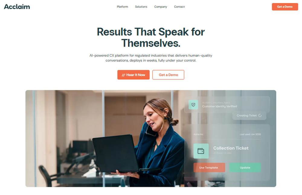 Acclaim Screenshot 1