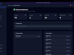 Admin Dashboard for AchievoEDU