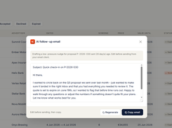 Adsignor Proposal Follow-up