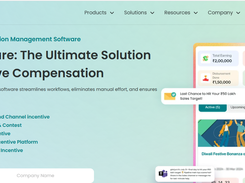 Incentive Management Software Dashboard