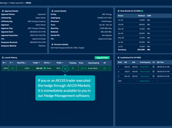 If you or an AEGIS trader executed the hedge through AEGIS Markets, it is immediately available to you in our Hedge Management software.