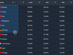 AG Grid Screenshot 4