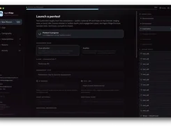 AgentRidge Launch a pentest page showing engagement mode, client and target fields, workflows, and active tool calls.