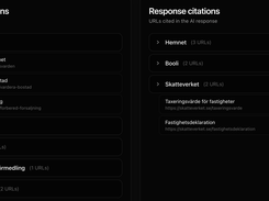 Query response citations