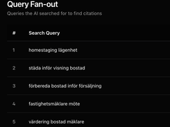Query fan-out extraction