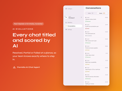 Every chat scored by AI: Resolved, Partial or Failed at a glance