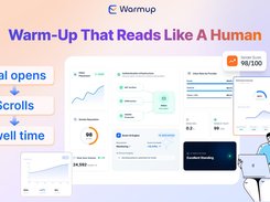 E-Warmup  Human Like Reading Behavior and Dwell Time Simulation