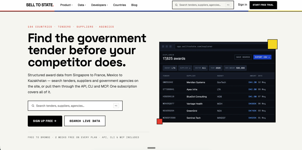 Main website