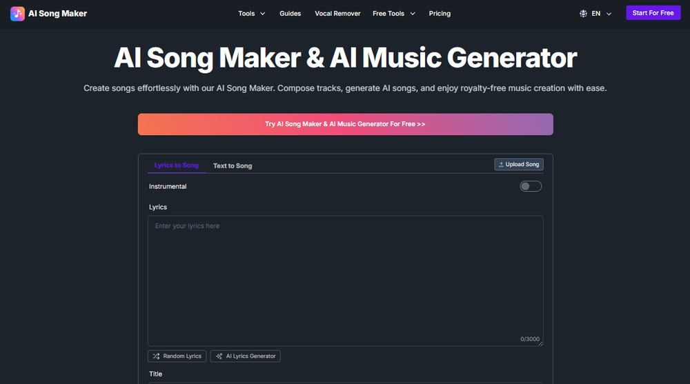 AI Song Maker Screenshot 1