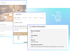 Promote restaurant bookings, in-room dining, spa reservations, and upsell offers directly through GuestWeb. Guests browse and order at their own pace — driving incremental income with minimal staff effort.