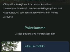 Booking page example