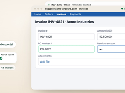 AP portal invoice work