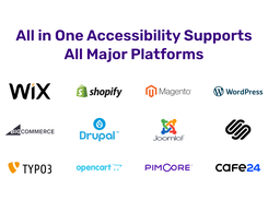 Accessibility widget supported platforms