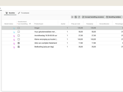 Ordering products and services directly from the case file