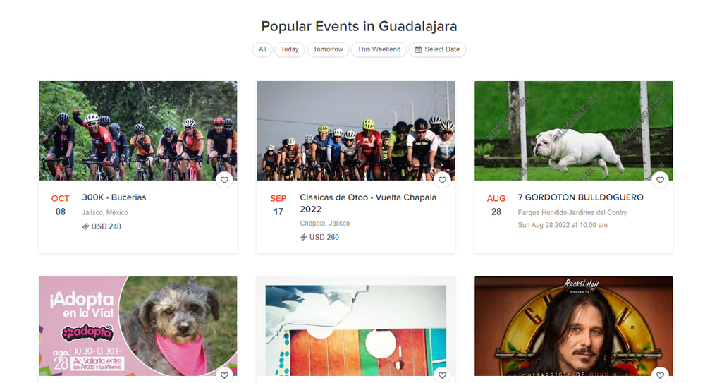 AllEvents Screenshot 1