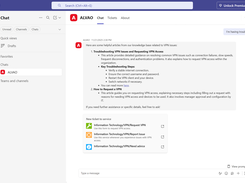Solve tickets directly within Microsoft Teams