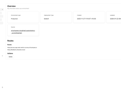 Lagoon UI - Environments Insights