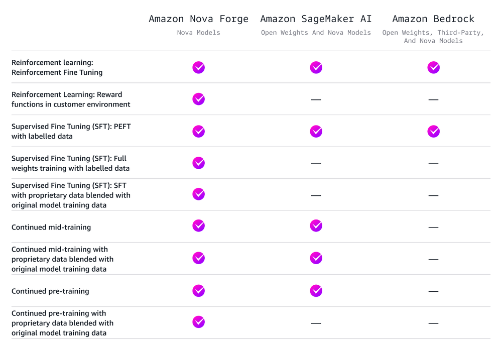 Amazon Nova Forge Screenshot 1