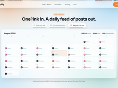 Plan your content for the month with ease
