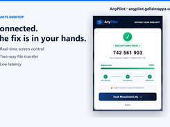 Connected: real-time screen control, two-way file transfer and low latency