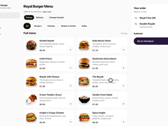 Your own ordering site