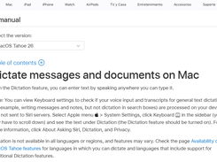 Apple Dictation Screenshot 1