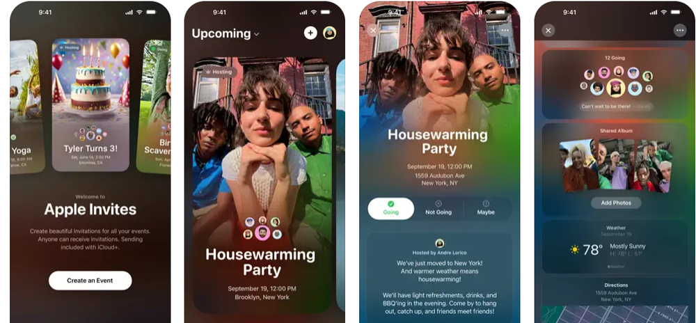Apple Invites Screenshot 1