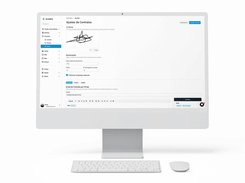 Contracts with electronic signature, automatic numbering and email templates in Spanish, Italian and English.