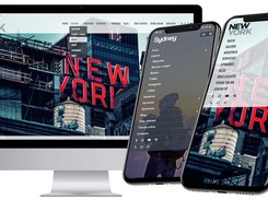 Photography website templates, responsive on desktop, tablet and mobile, with your own domain.