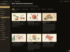 Technical Assessment Catalog — focused diagnostics for architecture, code health, databases, cloud security and integrations.