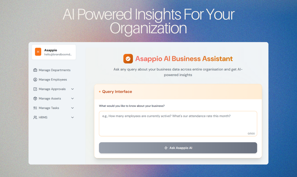 Asappio Intelligence