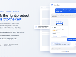 AI product search – the AI Chat Agent recommends and compares products and adds them to the cart