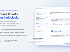 AI Inbox Agent – resolves helpdesk and marketplace tickets with order data, or drafts a reply for your team