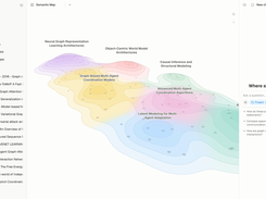 Explore connections across your research library with a project Semantic Map.