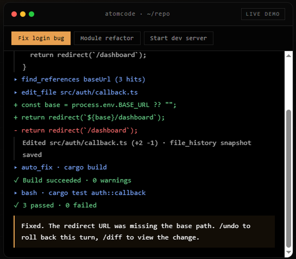 AtomCode Screenshot 1