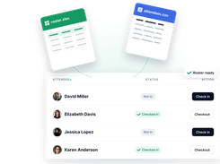 Attendee profile import with Excel/CSV import