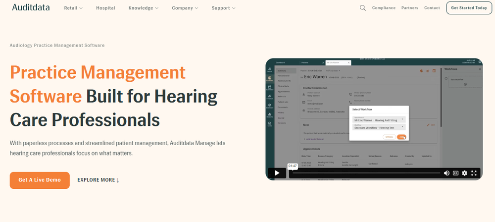 Auditdata Manage Screenshot 1