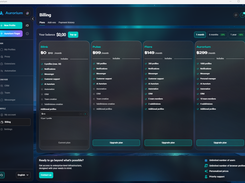 Compare Aurorium plans, manage your balance, choose billing periods, add extra profiles, and upgrade your subscription.