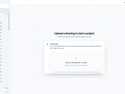 Start a project by dropping in your drawings