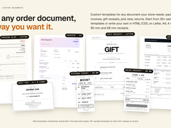 Custom documents